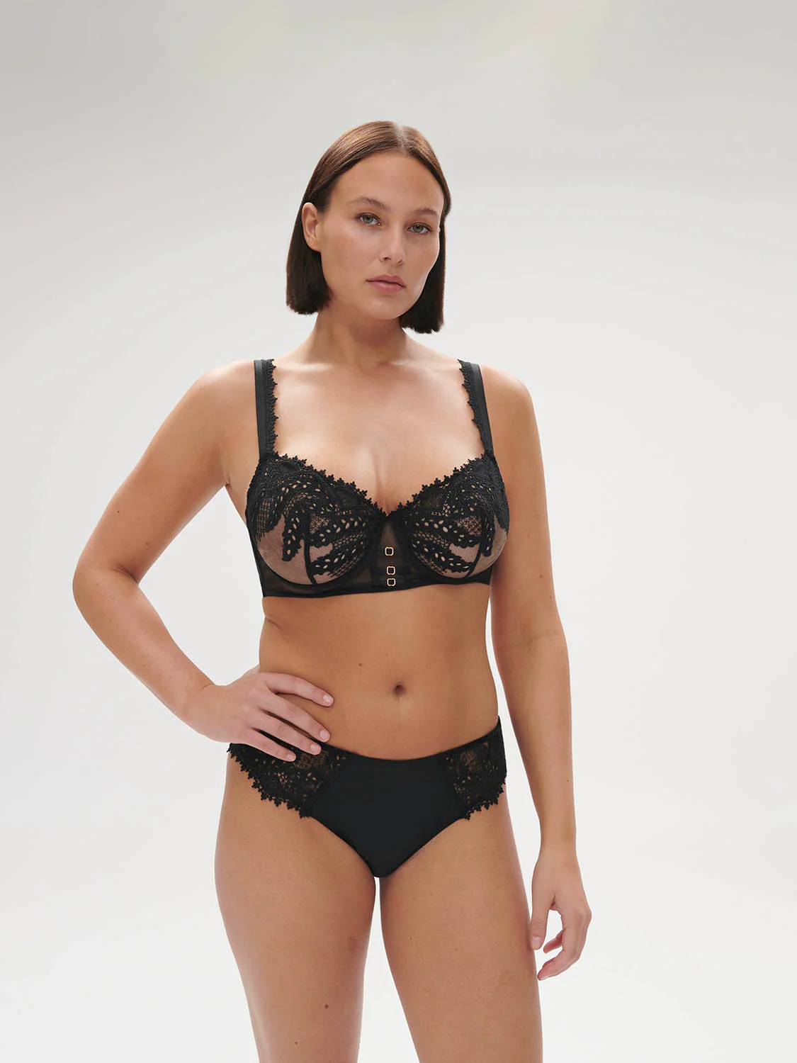 Mystic Sheer Demi - Black - Image 9