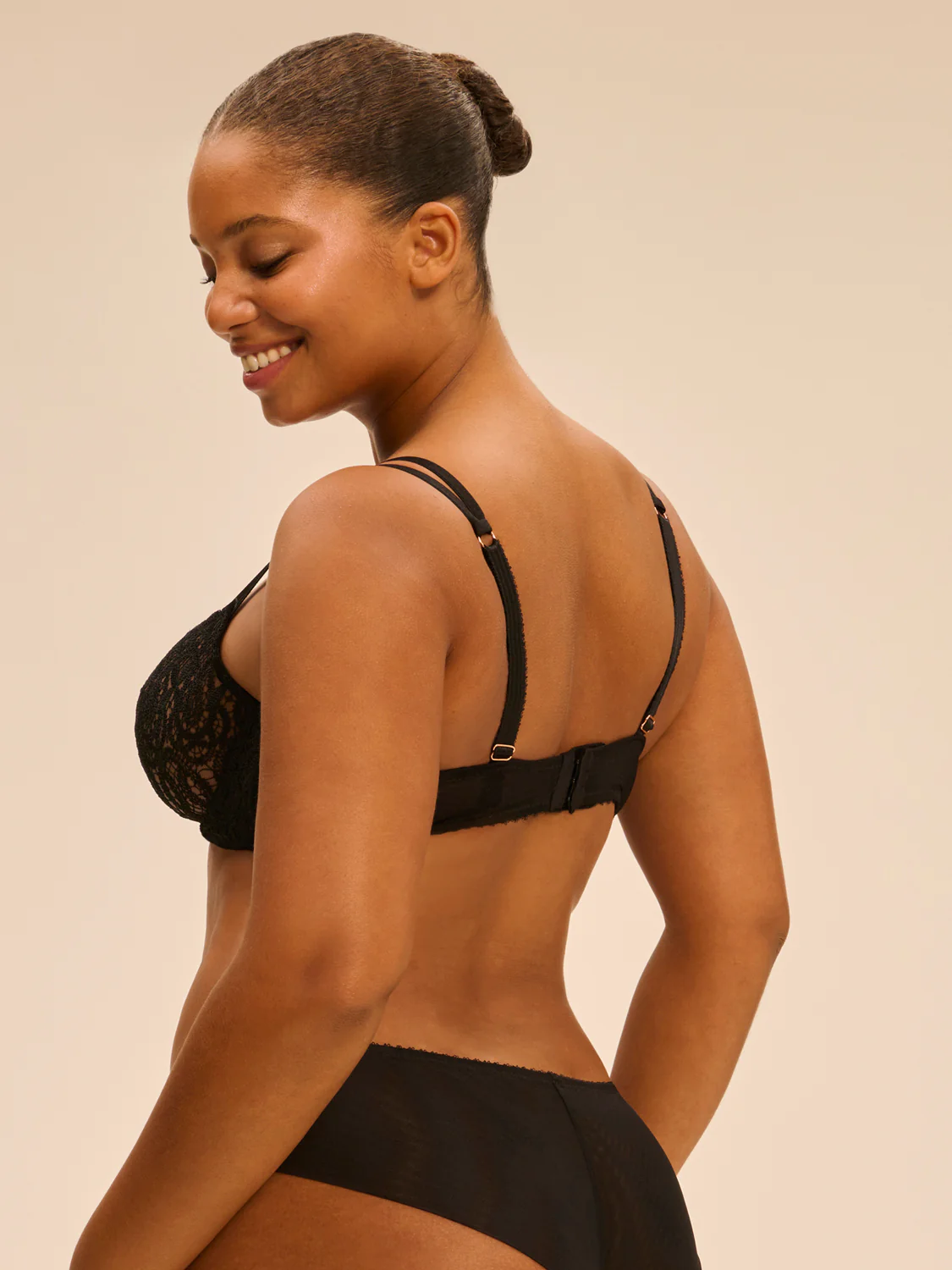 Symphonie Sheer Demi- Black - Image 3