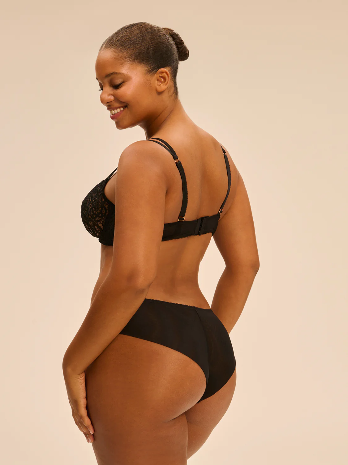 Symphonie Sheer Demi- Black - Image 5