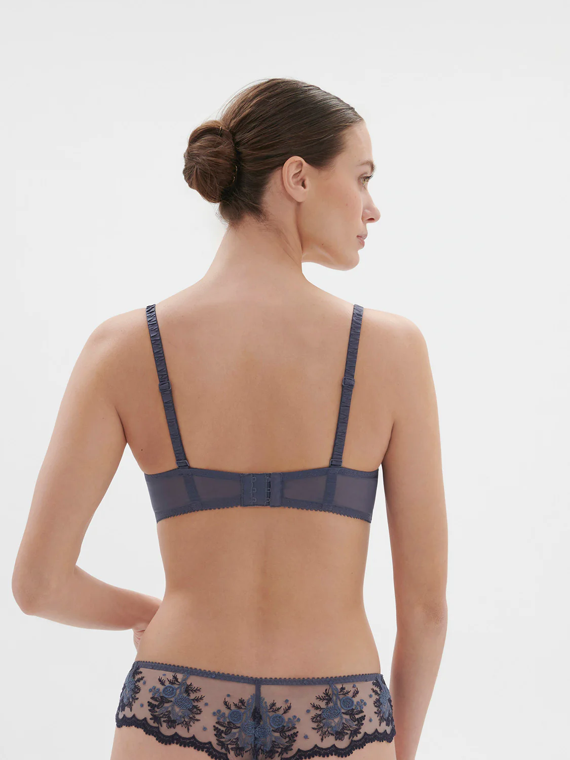 Intrigue Sheer Demi - Cinder Blue - Image 8