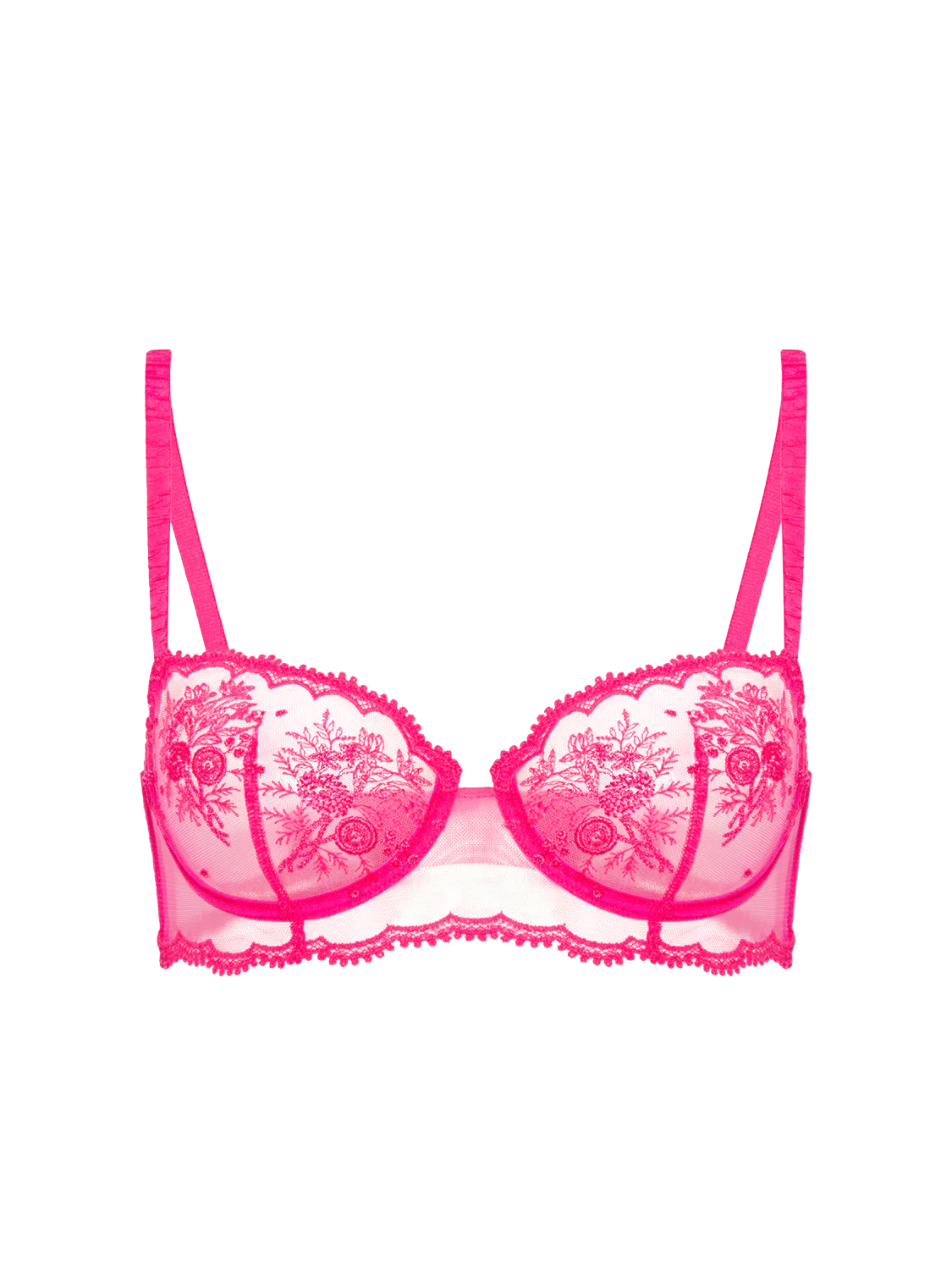 Intrigue Sheer Demi - Disco Pink - Image 13