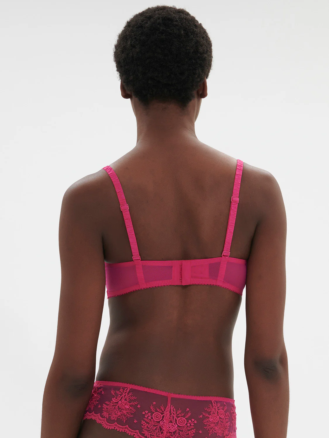 Intrigue Sheer Demi - Disco Pink - Image 3