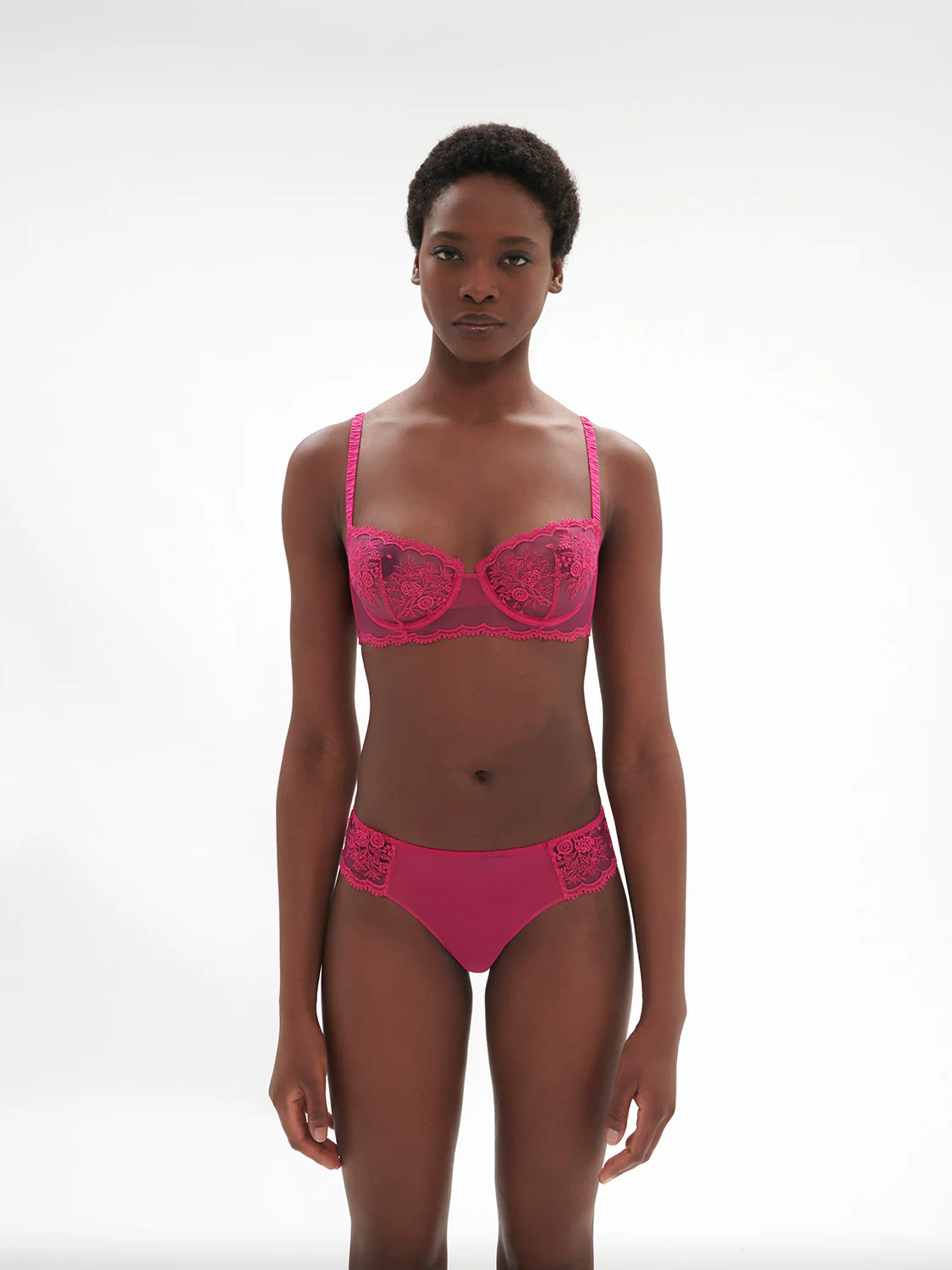 Intrigue Sheer Demi - Disco Pink - Image 4