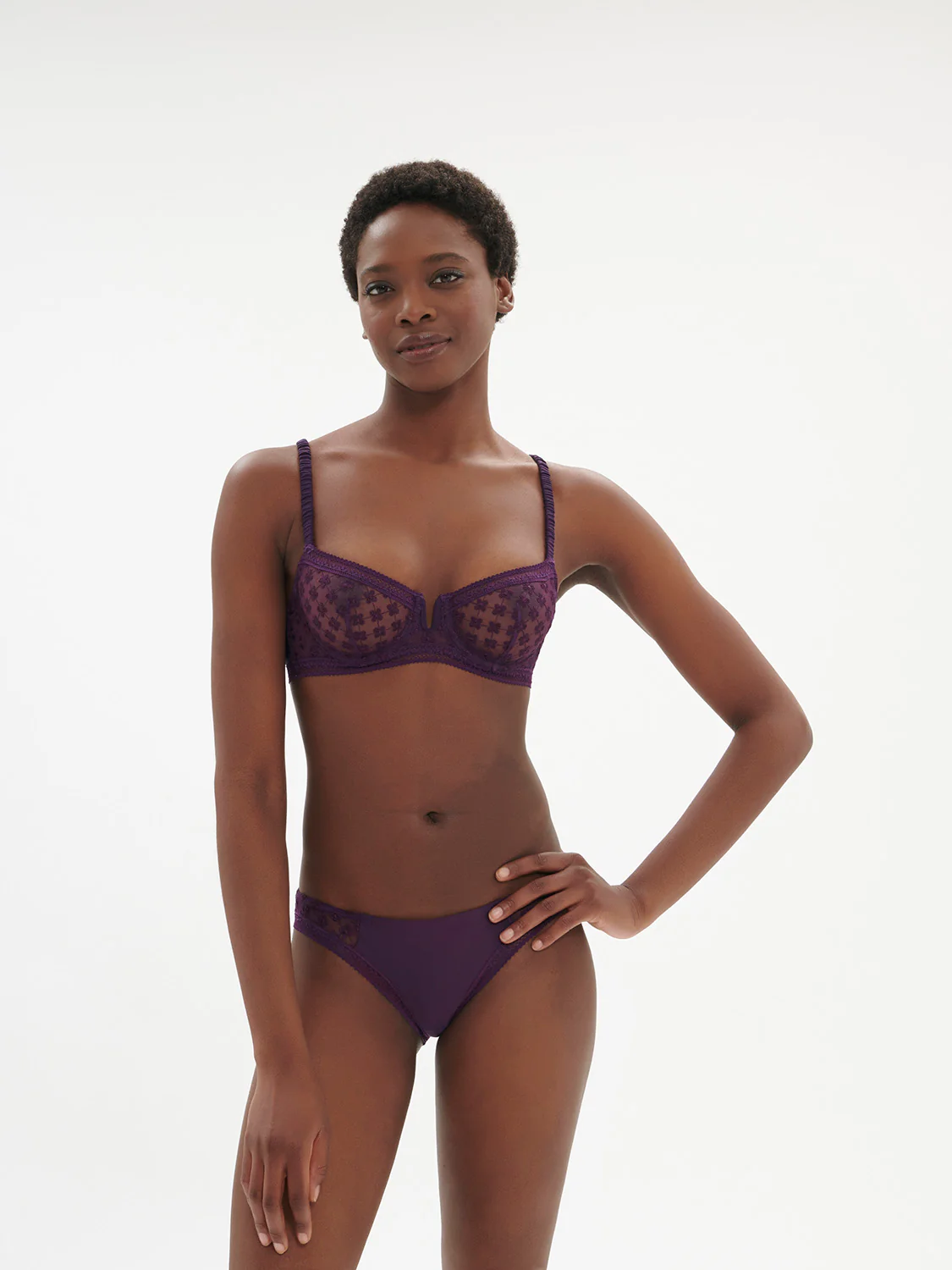 Hortense Sheer Demi - Euphoria Purple - Image 11