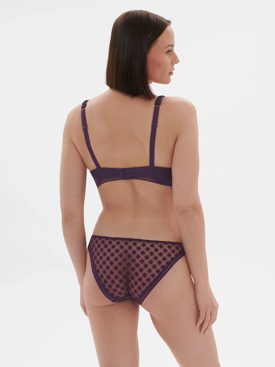 Hortense Sheer Demi - Euphoria Purple - Image 4
