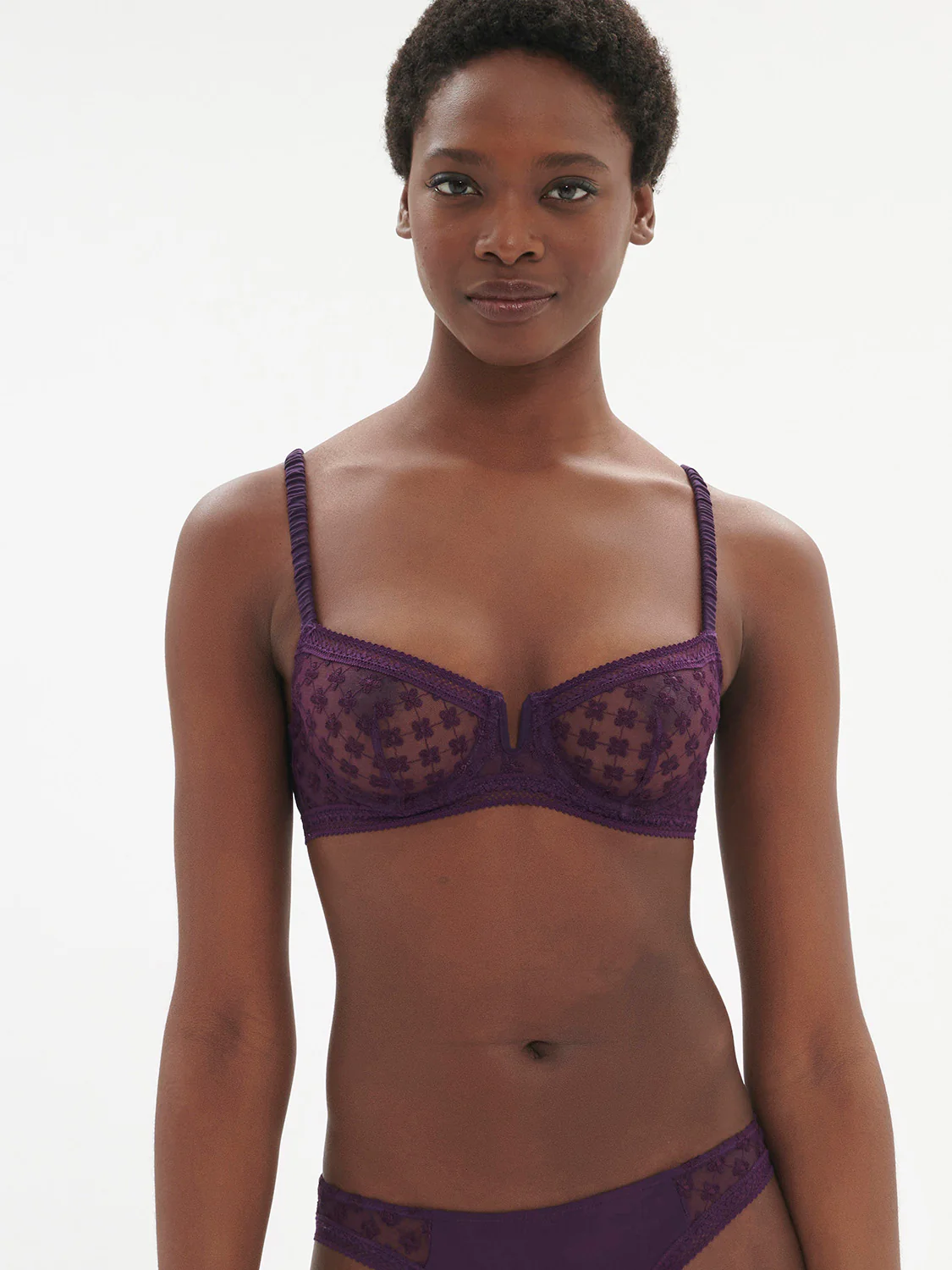 Hortense Sheer Demi - Euphoria Purple - Image 6