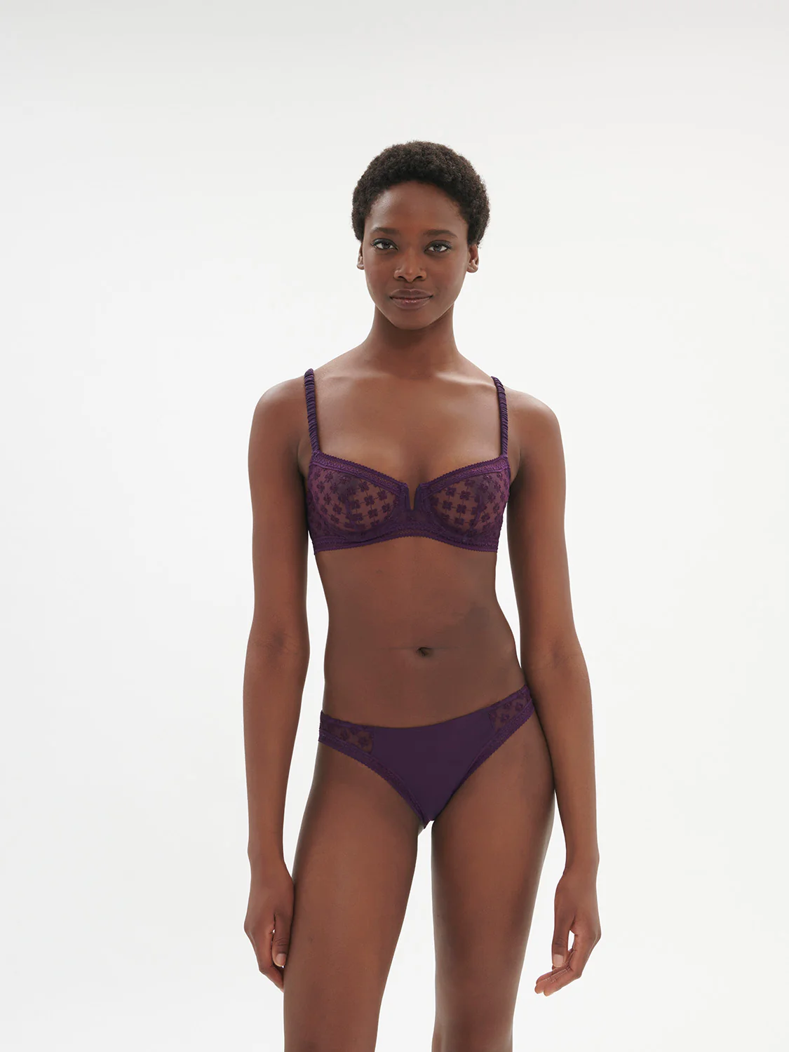 Hortense Sheer Demi - Euphoria Purple - Image 9