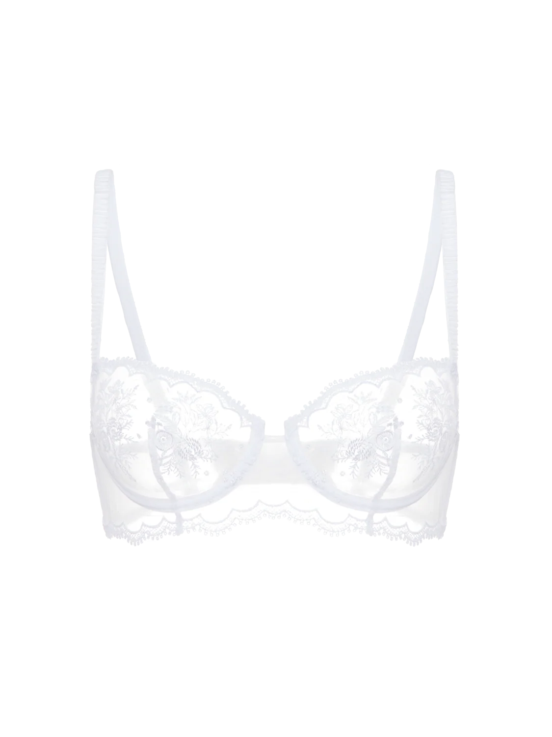 Intrigue Sheer Demi - White - Image 7