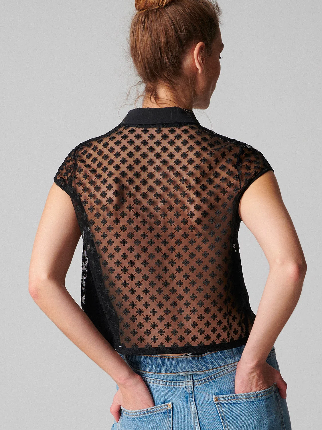 Hortense Top - Black - Image 10