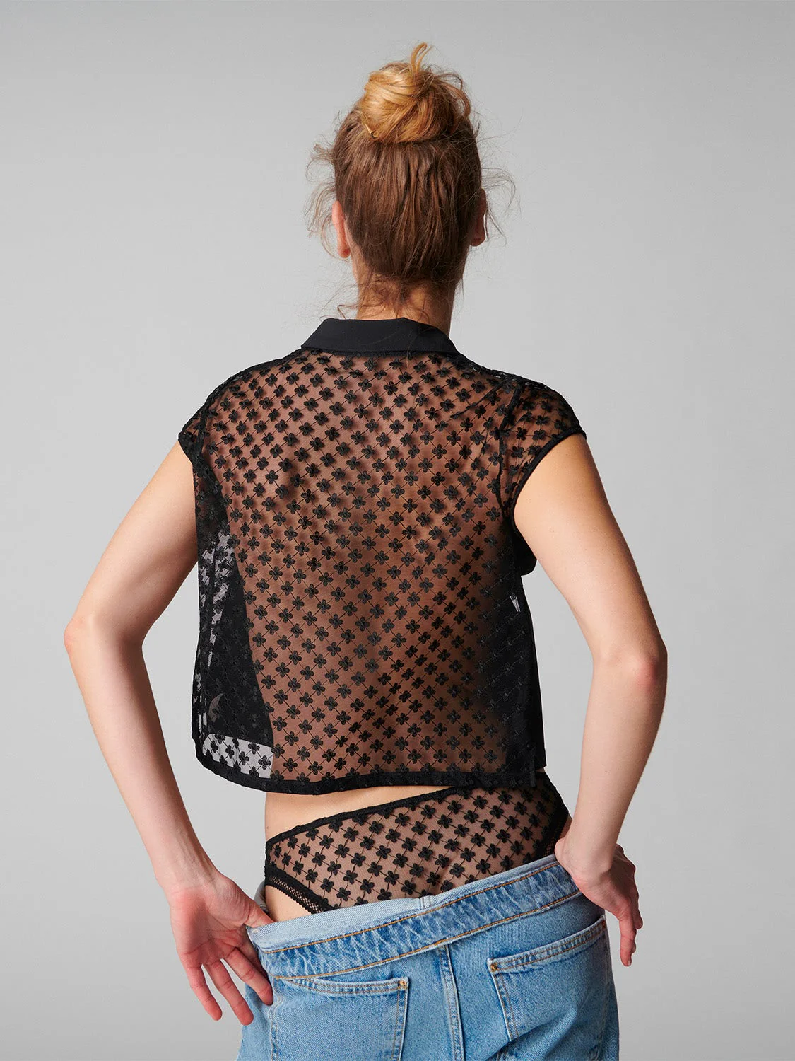 Hortense Top - Black - Image 5