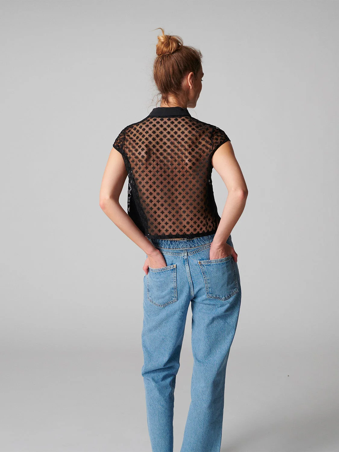 Hortense Top - Black - Image 9