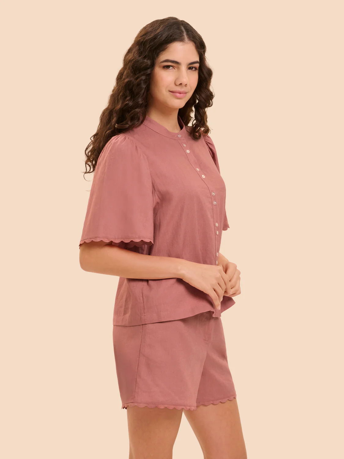 Lola Shirt - Smokey Pink - Image 3