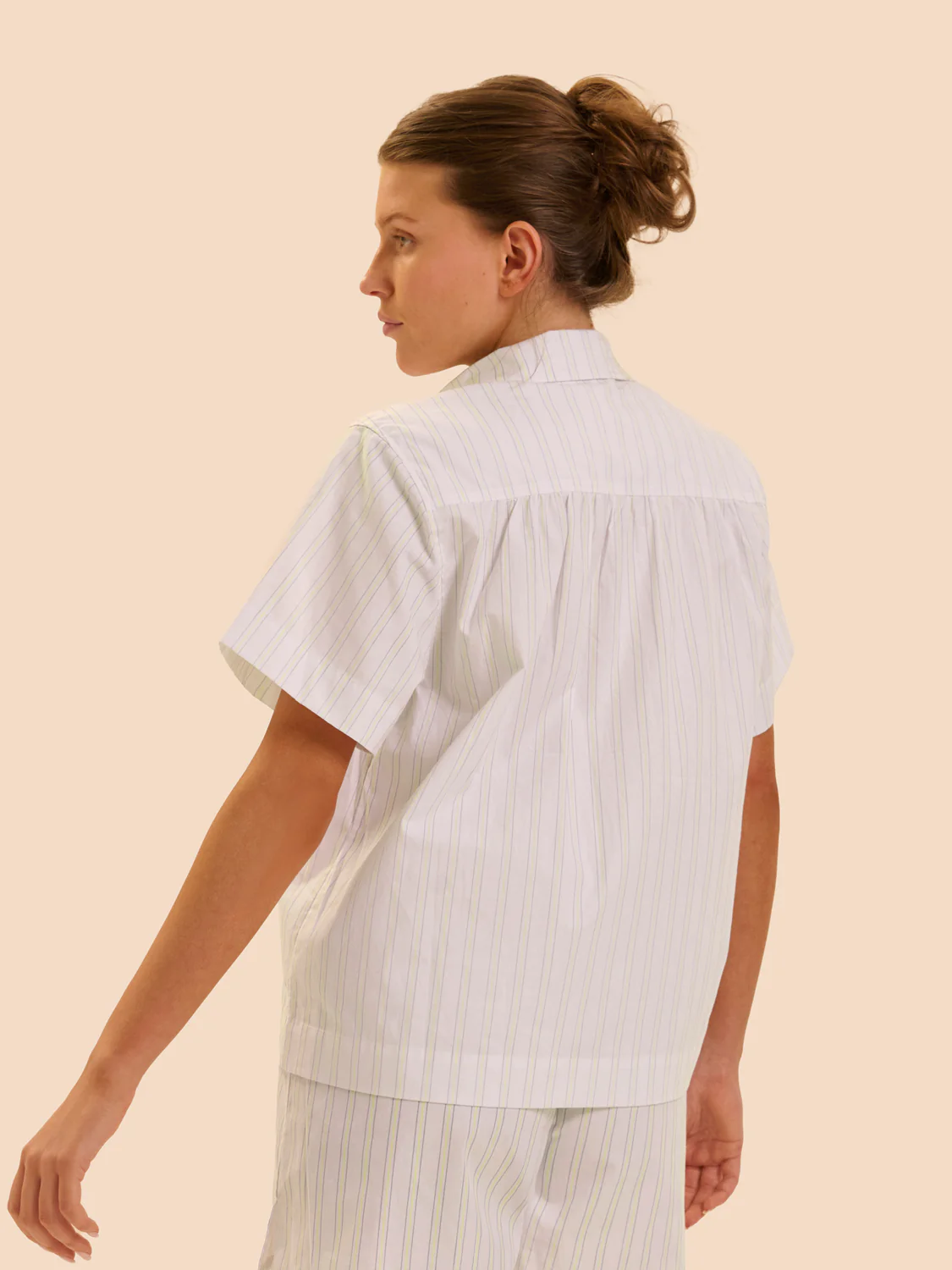Anna Shirt - Yellow Stripes - Image 3
