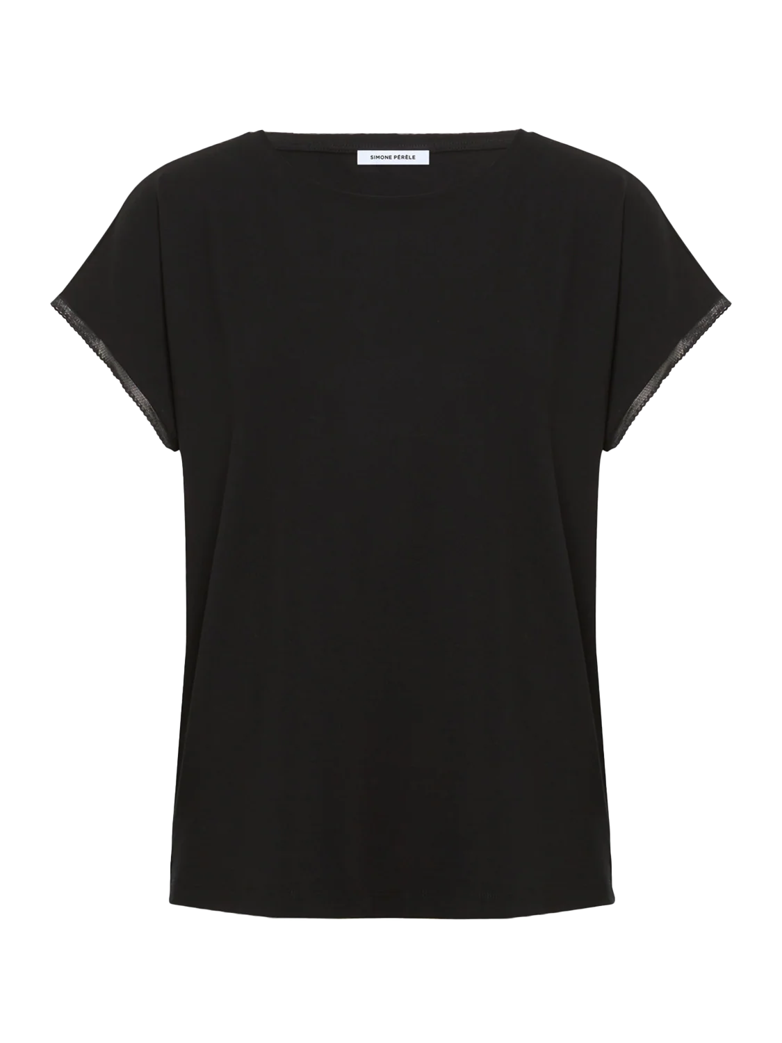 Aurore Short Sleeve Top - black - Image 11