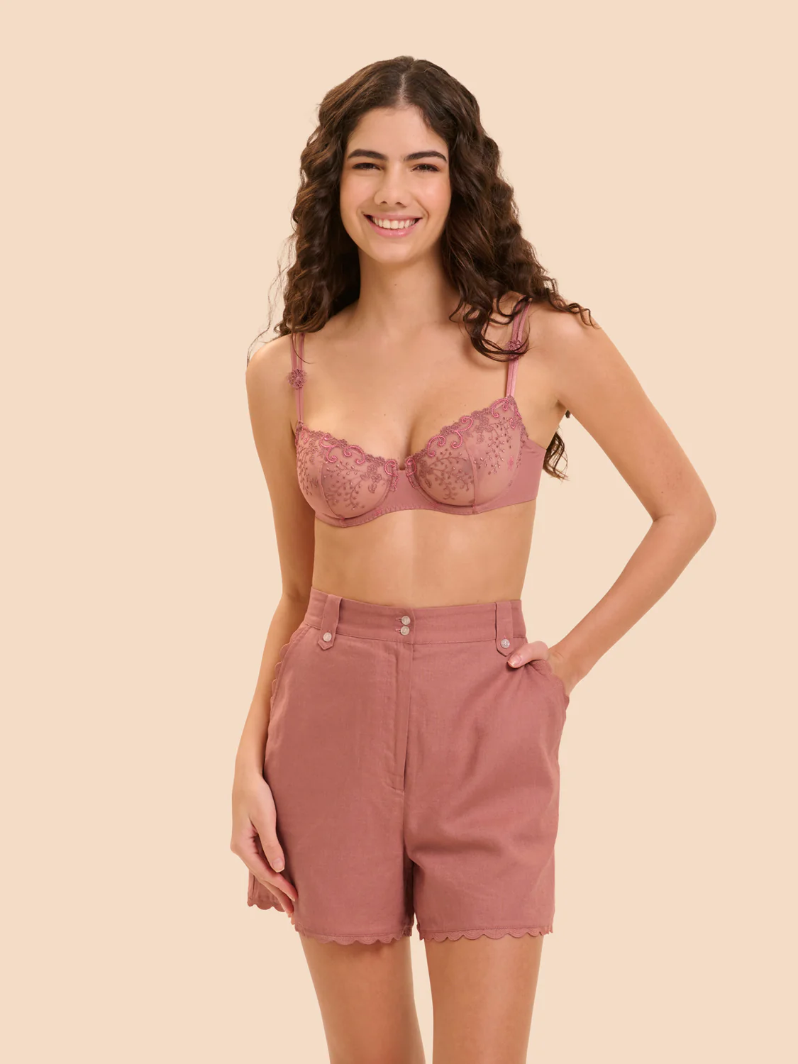 Lola Short - Smokey Pink - Image 3