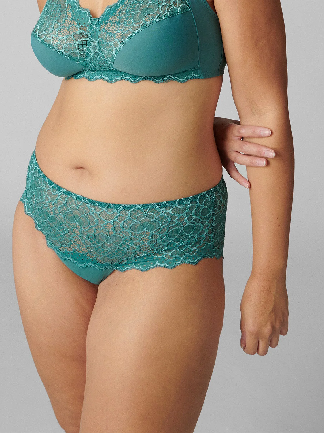 Caresse Boyshort - Boreal Green - Image 6