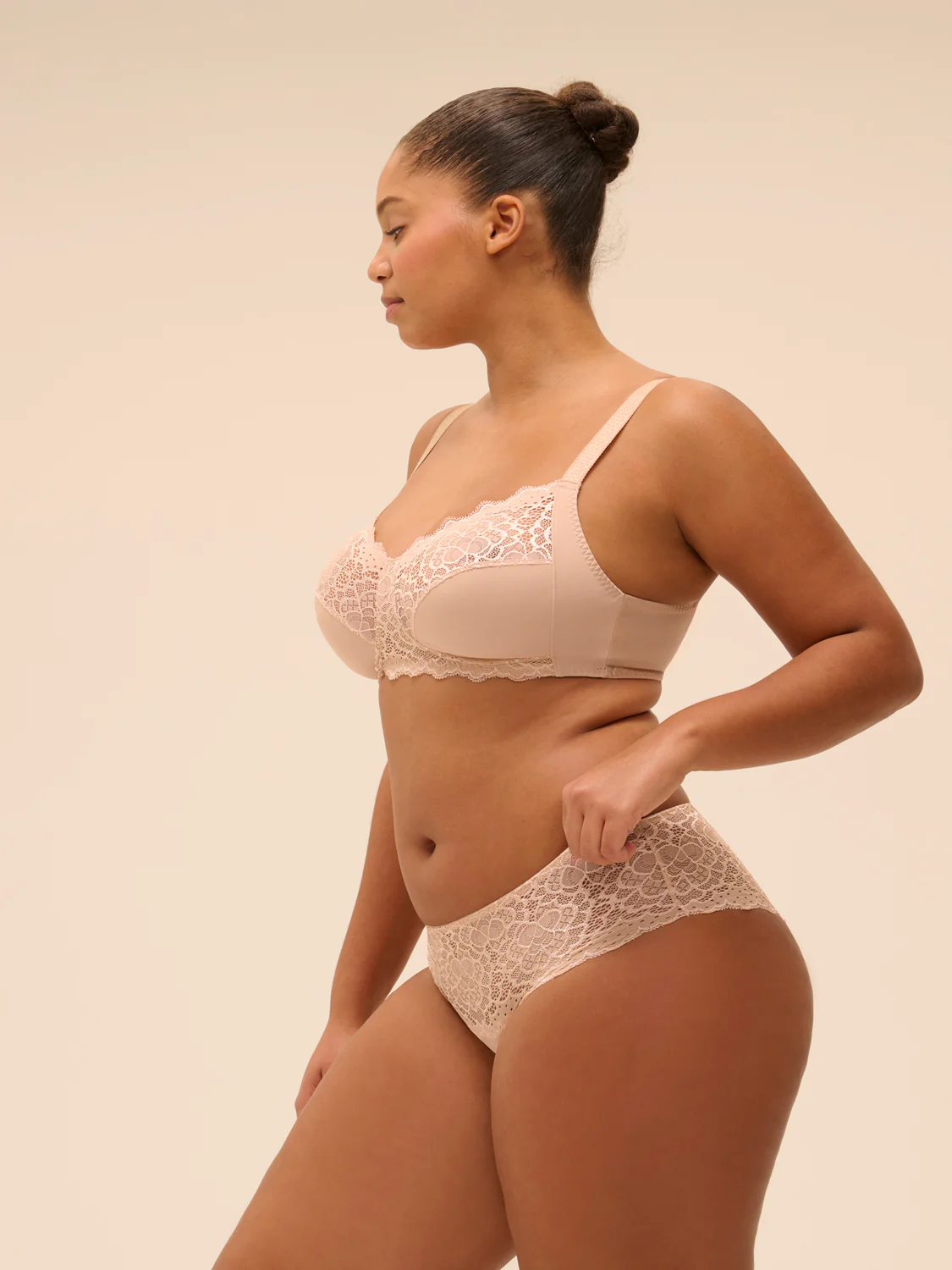 Caresse Boyshort - Peau Rose - Image 8