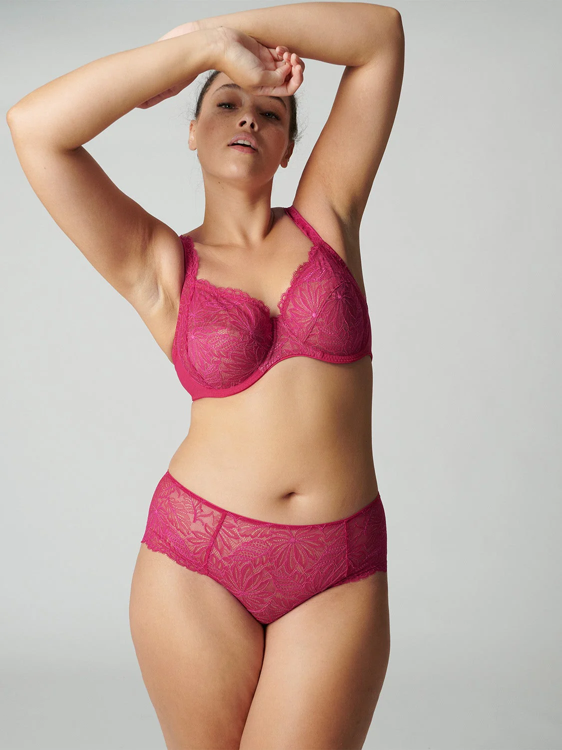 Exotica Boyshort - Raspberry - Image 10