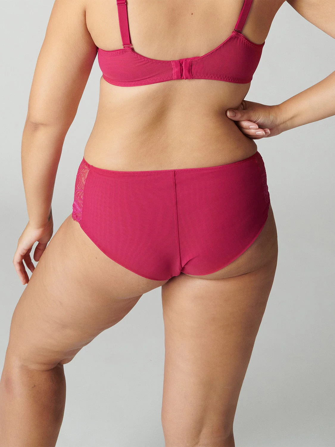 Exotica Boyshort - Raspberry - Image 7