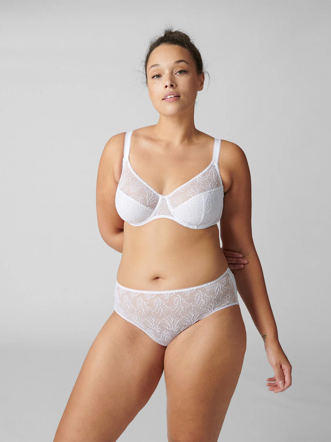 Opaline Boyshort - White - Image 3