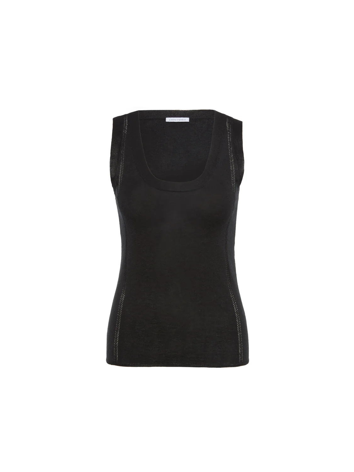 Elise Sleeveless Tank - Black - Image 4