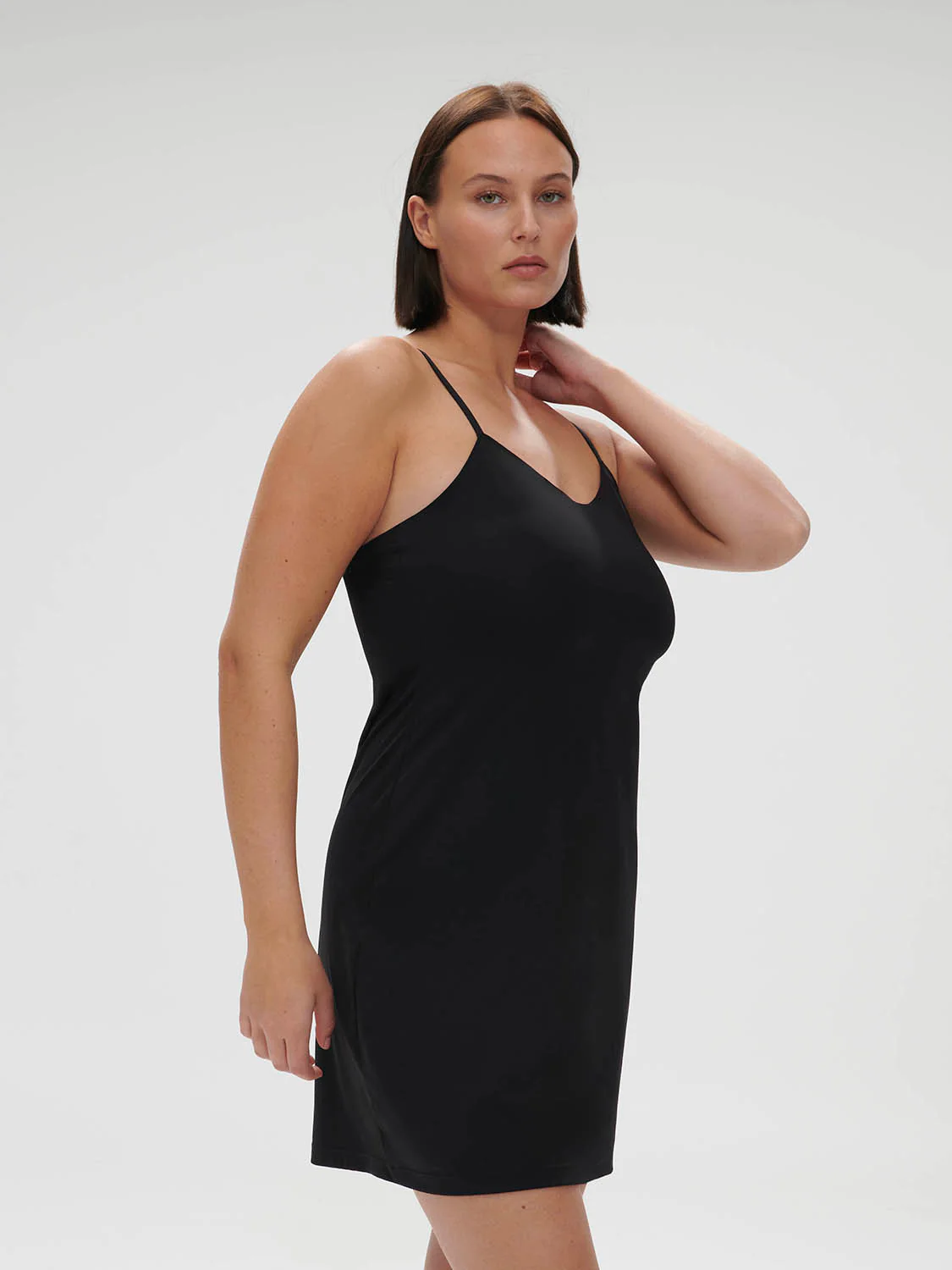 Essentiel Slip Dress - Black - Image 11