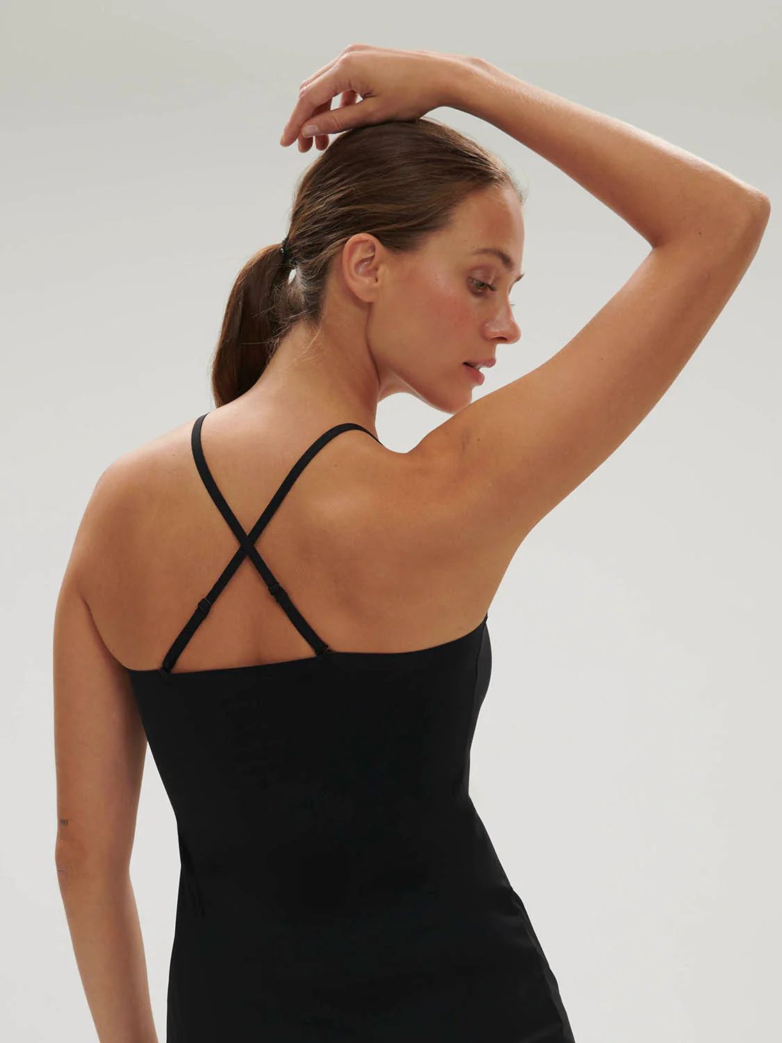 Essentiel Slip Dress - Black - Image 4
