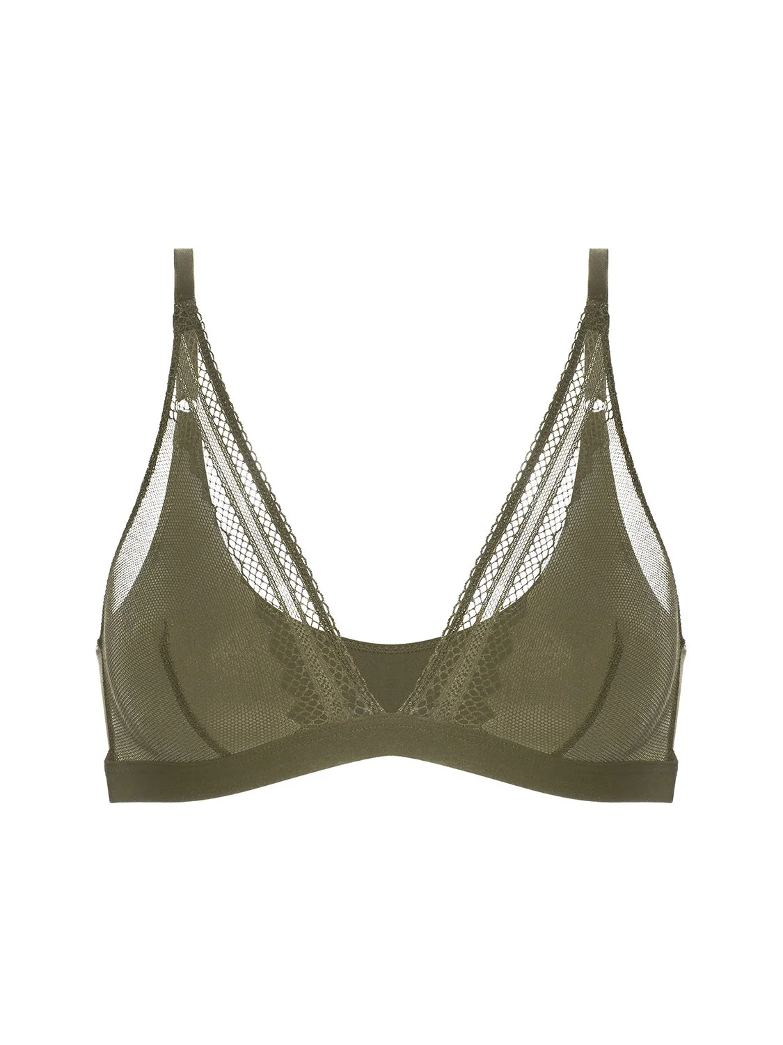 Olympe Triangle Bralette - Adventure Green - Image 12