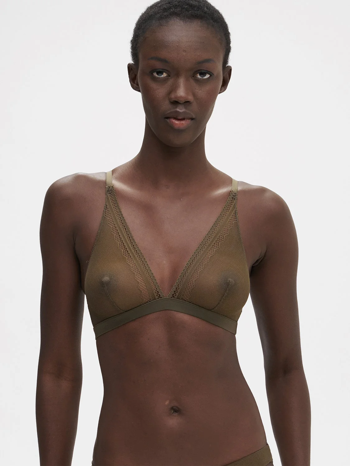 Olympe Triangle Bralette - Adventure Green - Image 3