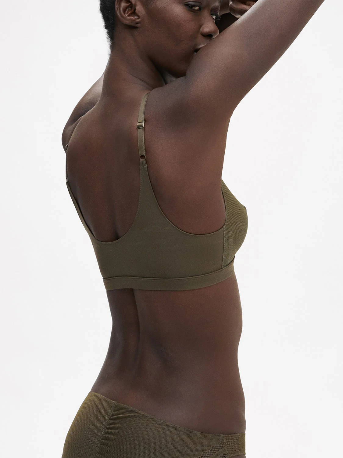 Olympe Triangle Bralette - Adventure Green - Image 5