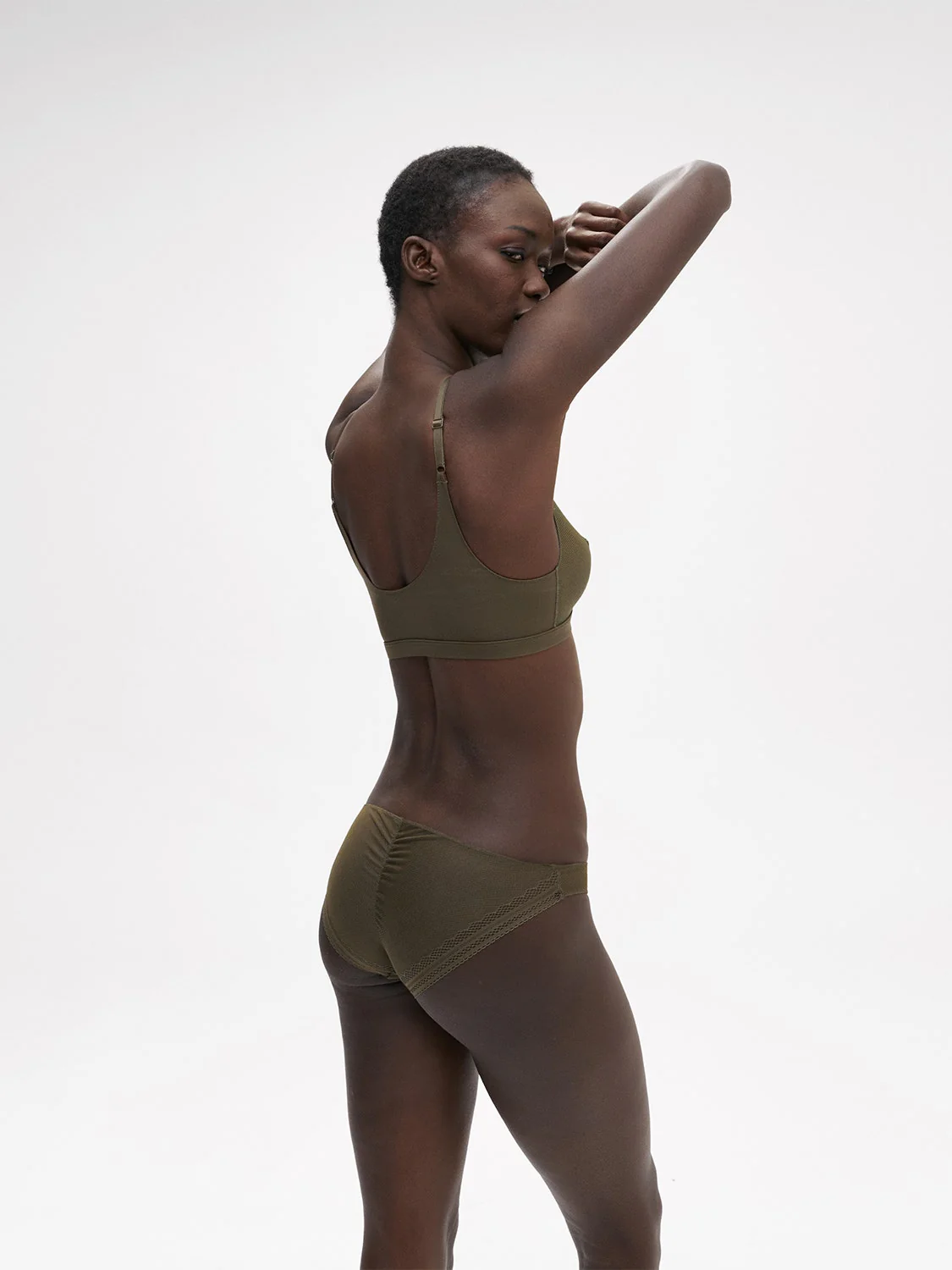 Olympe Triangle Bralette - Adventure Green - Image 9