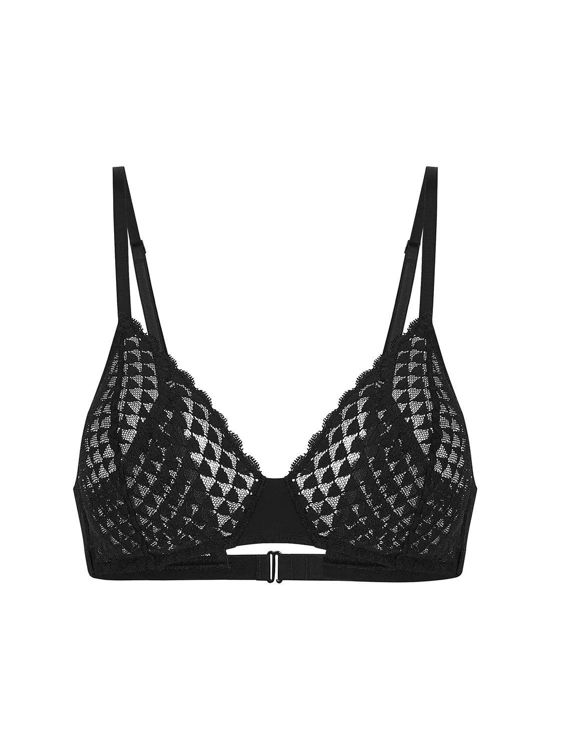 Subtile Wireless Triangle Bra - Black - Image 5