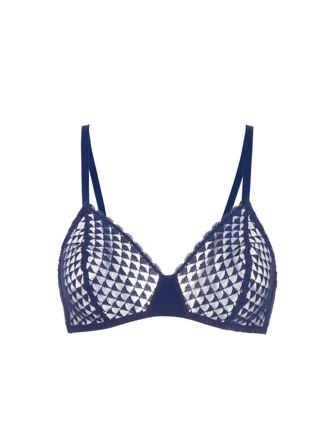 Subtile Wireless Triangle Bra - Midnight - Image 7