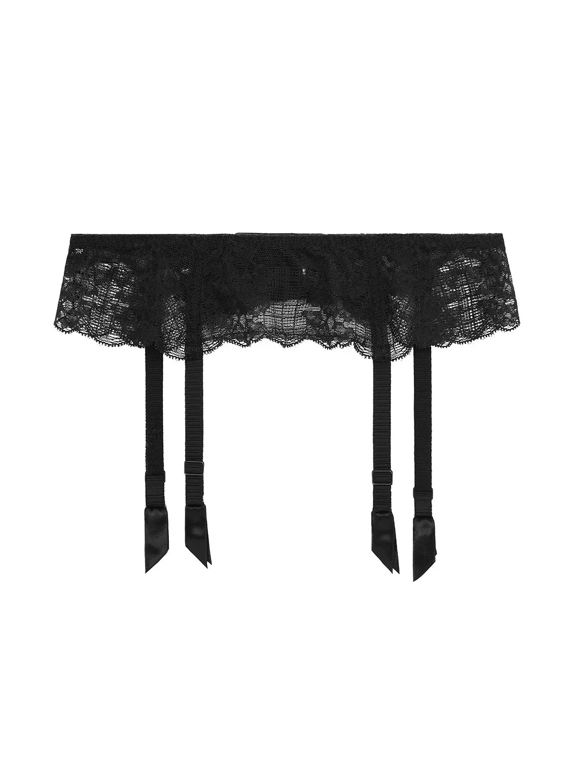 Reve Suspender Belt - Black - Image 5