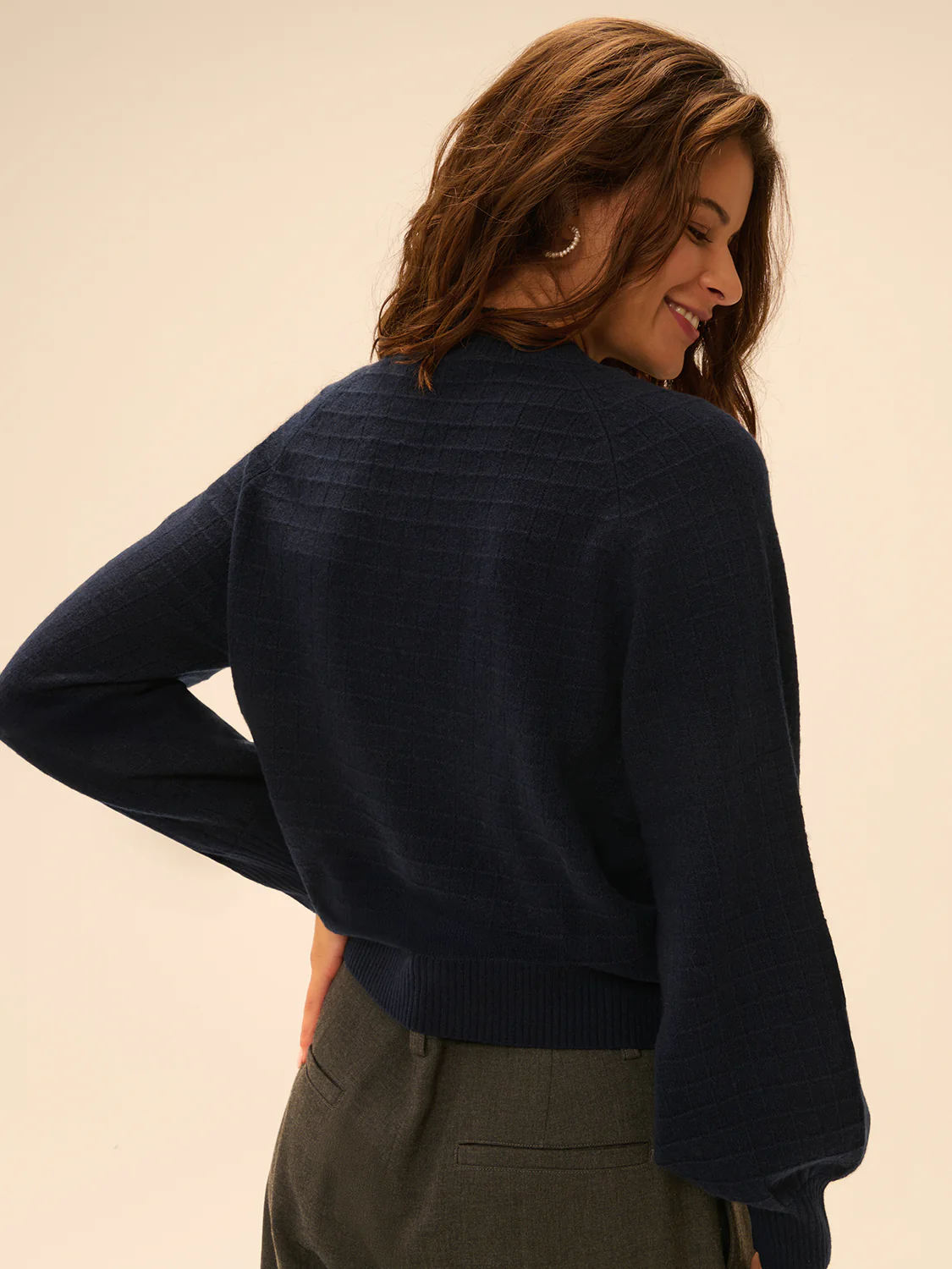 Maia Cashmere Sweater - Infinite Blue - Image 5