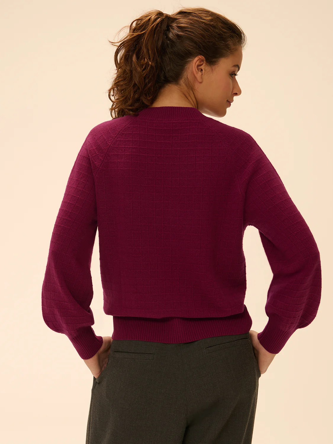 Maia Cashmere Sweater - Tourmaline - Image 4