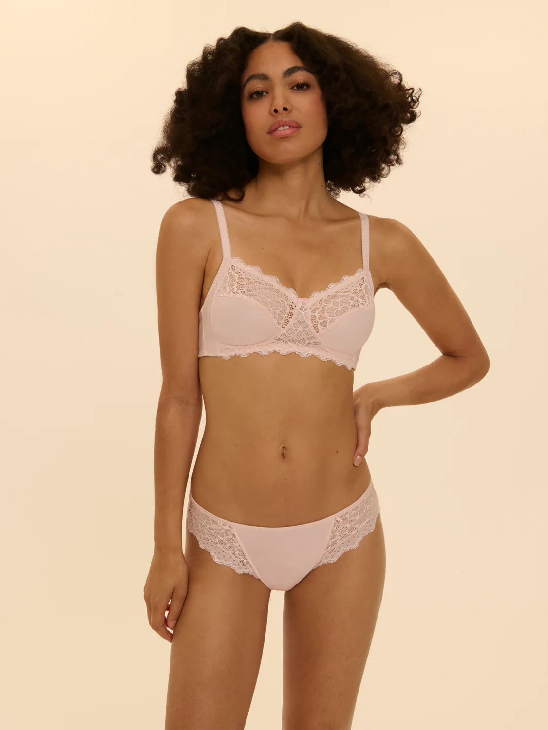 Caresse Tanga - Blush - Image 3