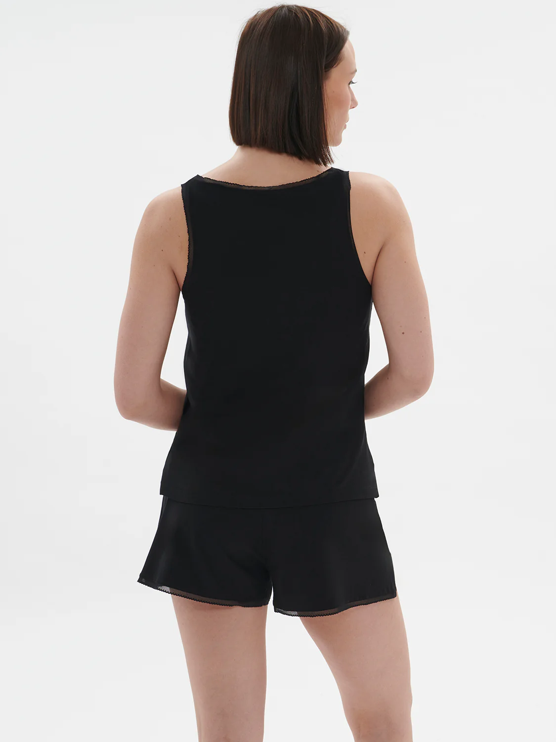Aurore Sleeveless Tank - black - Image 9