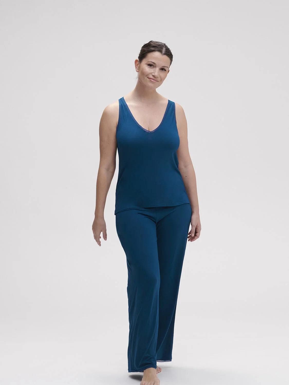 Aurore Sleeveless Tank - Poseidon Blue - Image 10