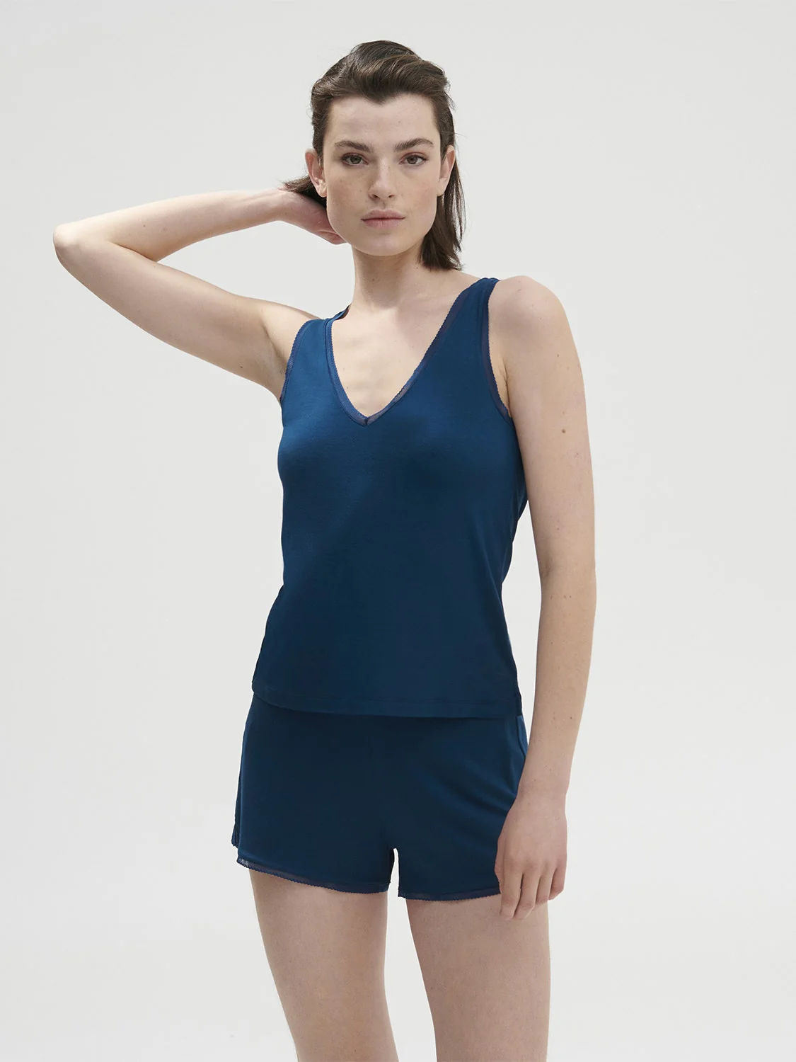 Aurore Sleeveless Tank - Poseidon Blue - Image 5