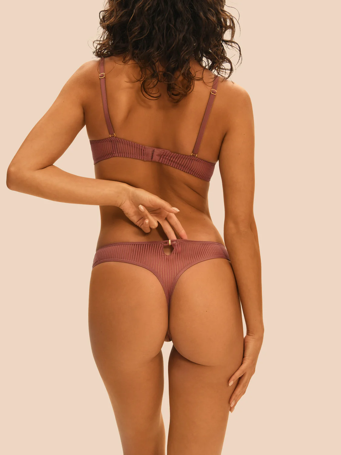 Angele Thong - Mulberry - Image 5