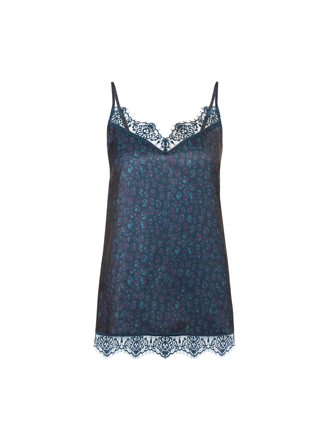 Satin Secrets Top - Feline Blue - Image 6
