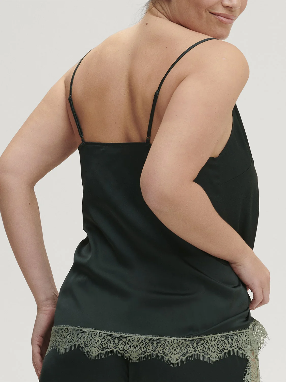 Satin Secrets Top - Kolsaï Green - Image 7