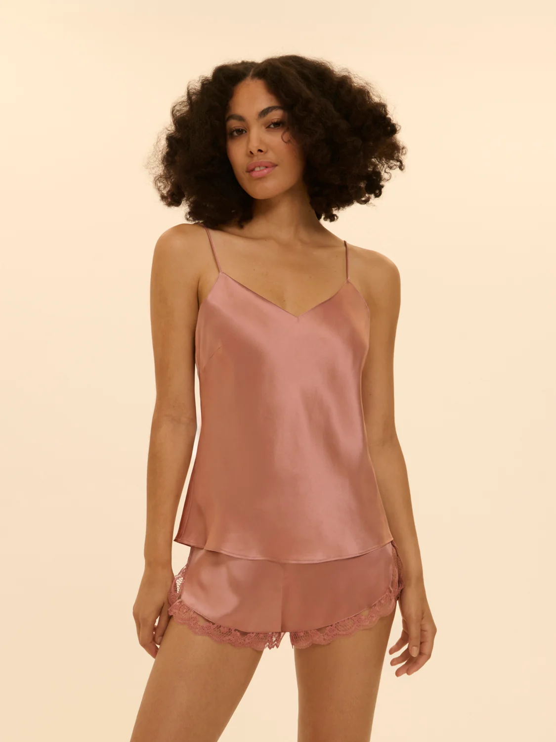 Love Me Silk Top - Smokey Pink - Image 4