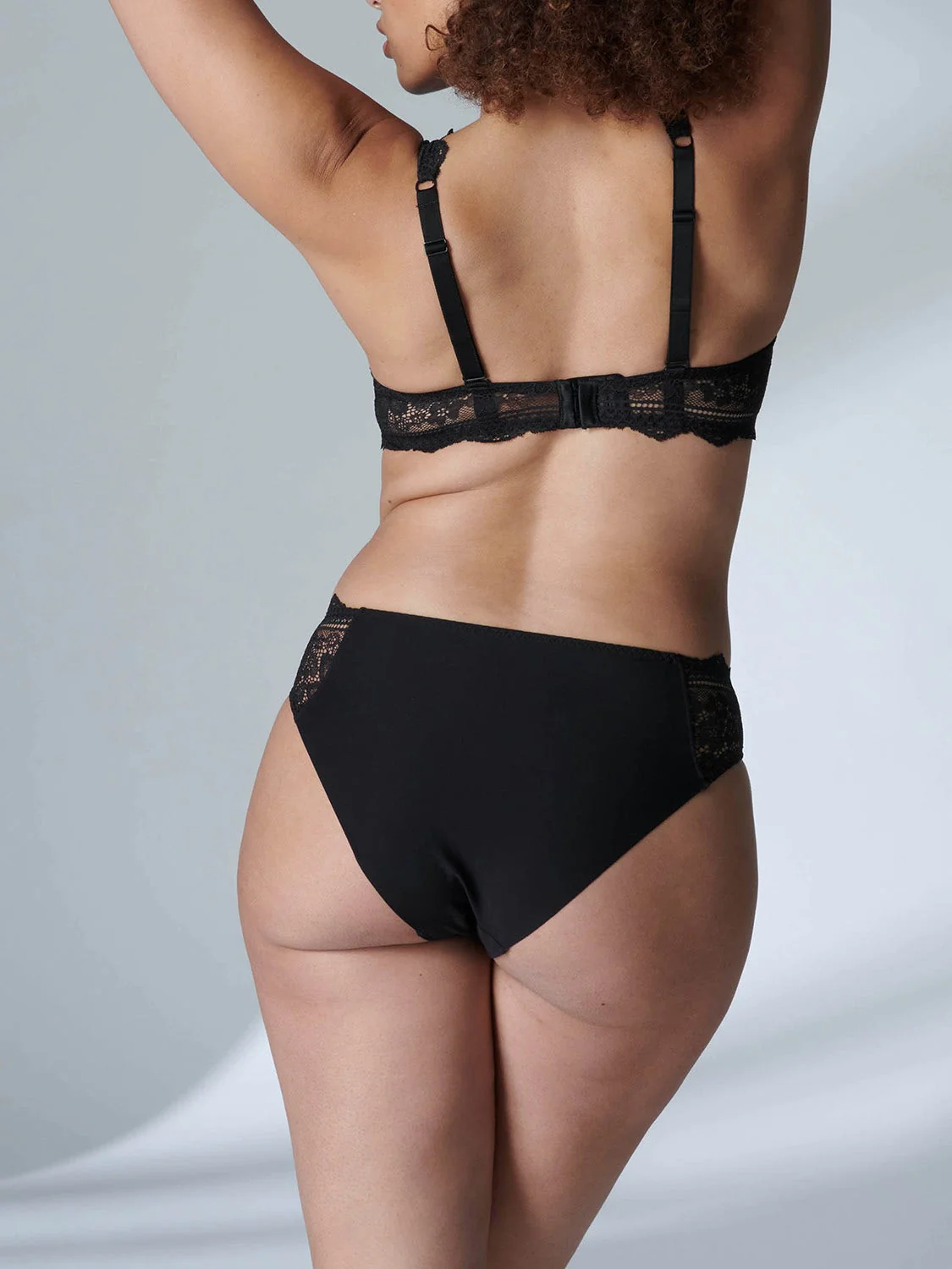 Freesia Sheer Underwire Triangle - Black - Image 10