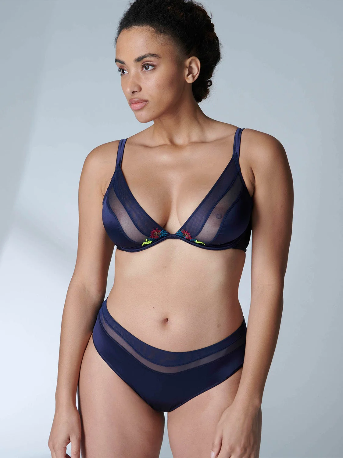 Elsa Underwire Triangle - Night Blue - Image 9