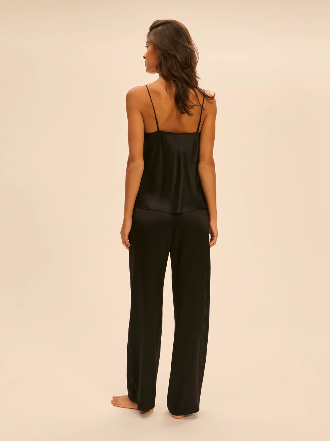 Love Me Silk Trousers- Black - Image 5