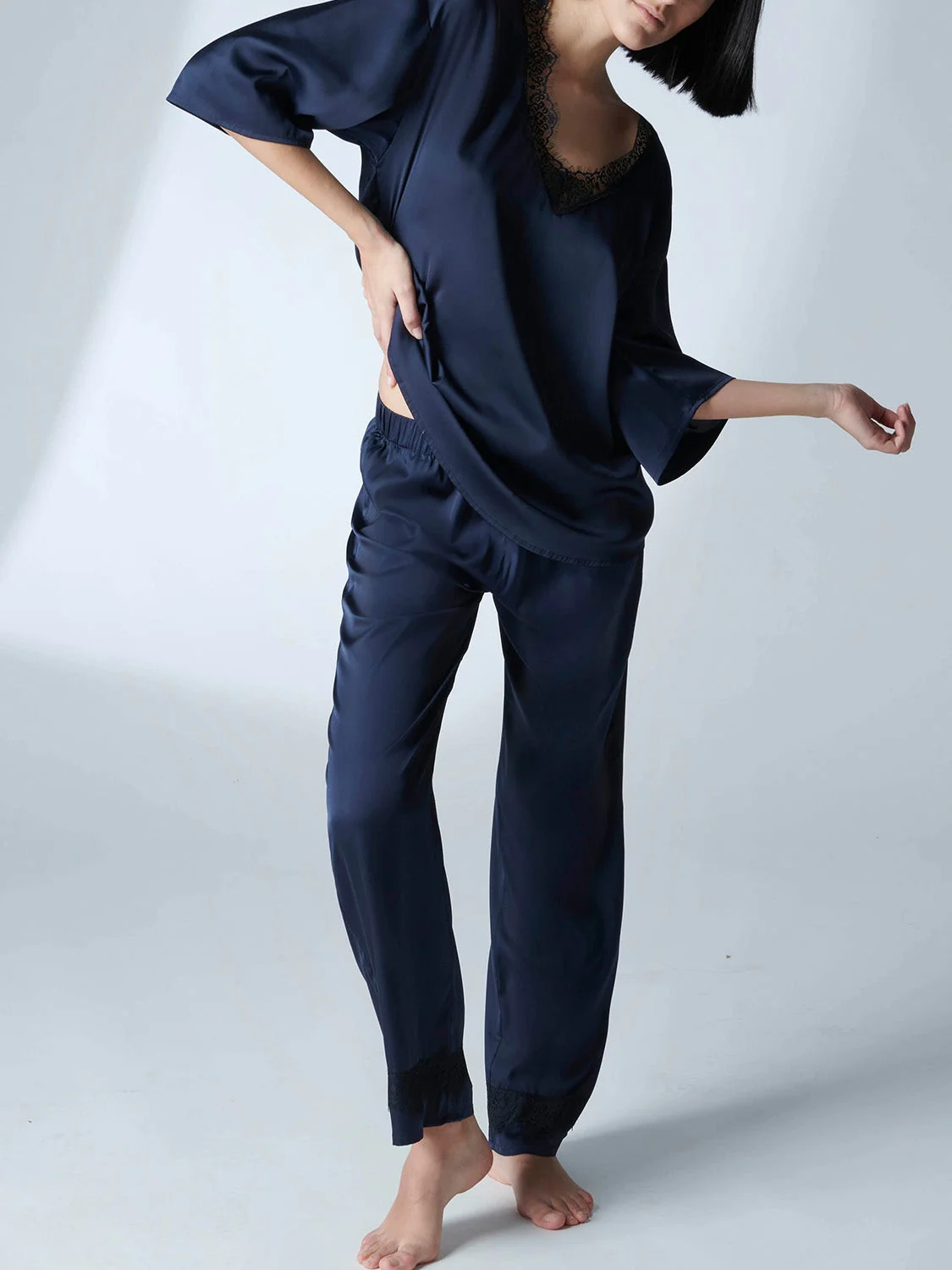 Satin Secrets Pant - Full Moon - Image 5