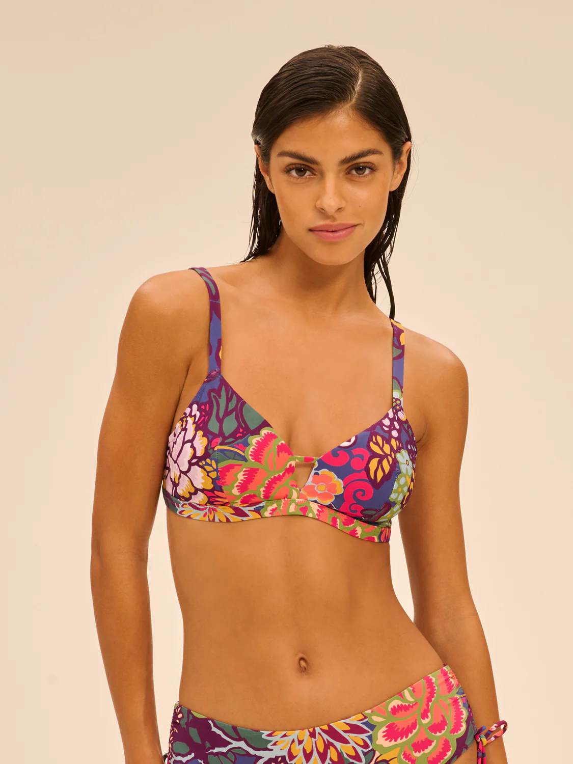 Melia Underwire Triangle - Bloom