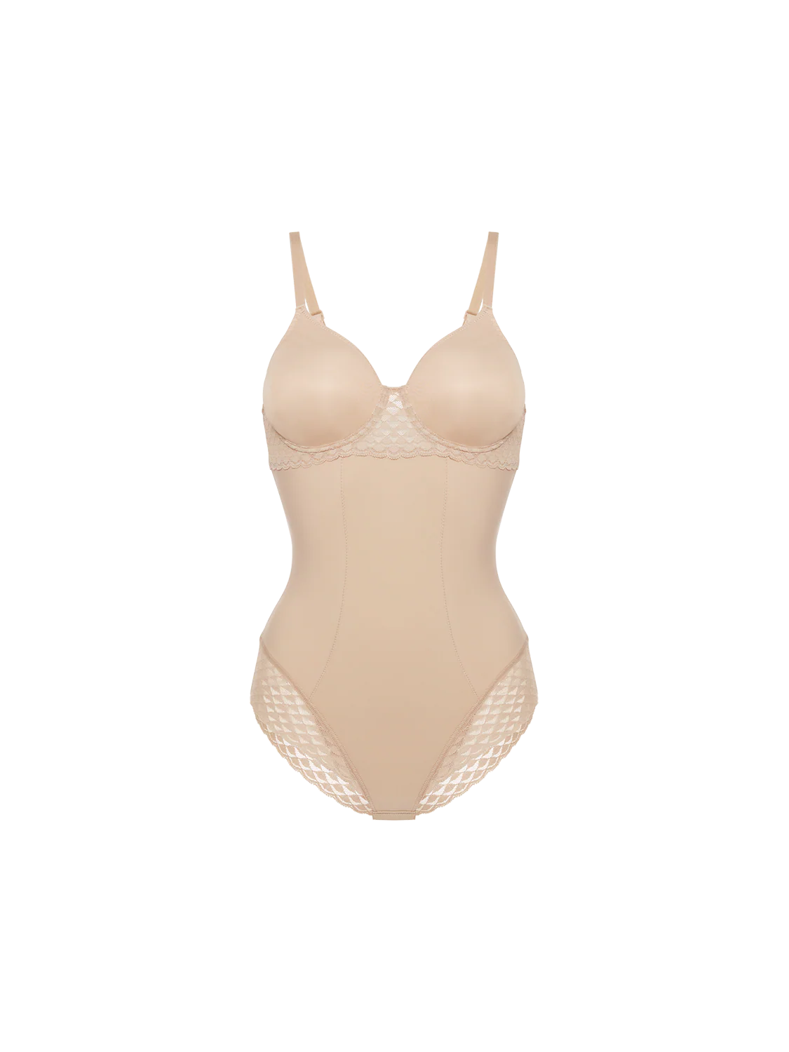 Subtile Underwire Bodysuit - Peau Rose - Image 9